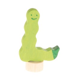 Figurita de madera - oruga