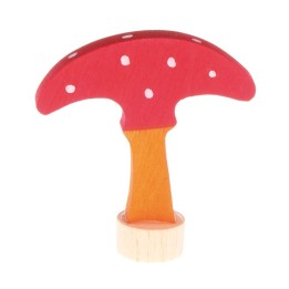 Figurita de madera - seta
