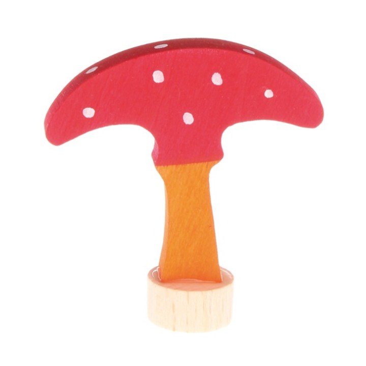 Figurita de madera - seta