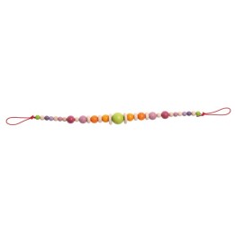 Cadena para cochecito de bebe bolitas de madera