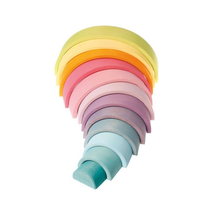 Arco iris Waldor tonos pastel grimms