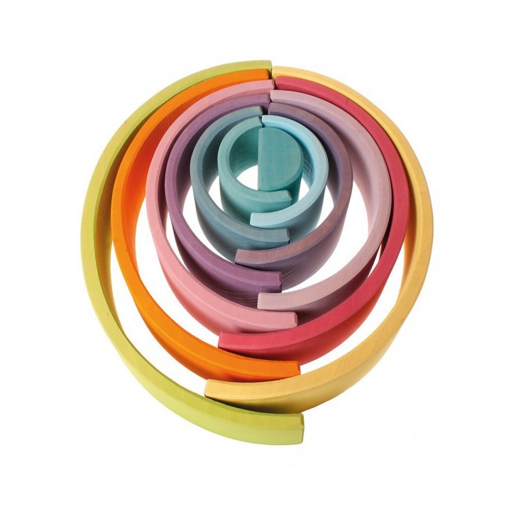 Arco iris Waldor tonos pastel grimms