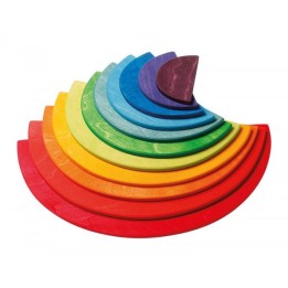 Semicírculos Arco Iris de madera