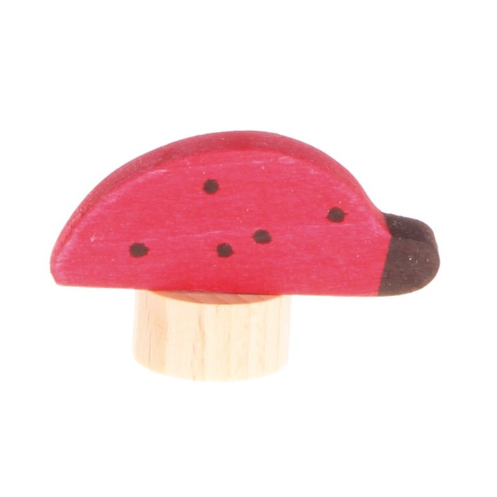 Figura de madera mariquita