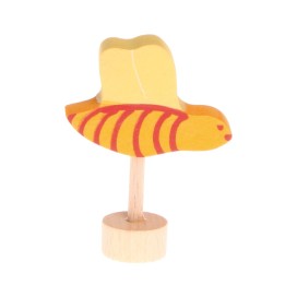 Figura de madera abeja