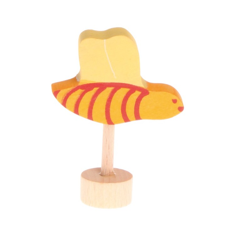 Figura de madera abeja