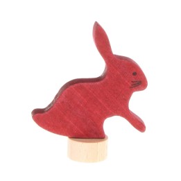 Figura de madera liebre