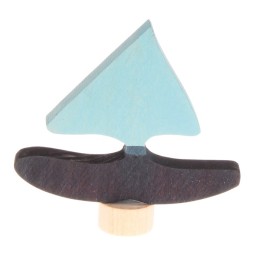 Figura de madera velero
