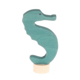 Figura de madera caballito de mar