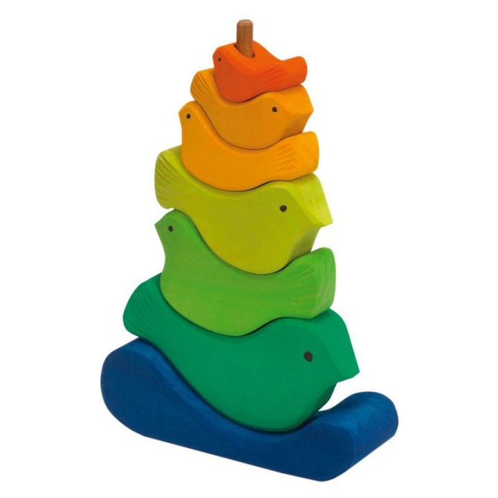 Pájaros de madera