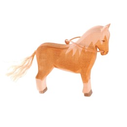 Caballo Haflinger de madera
