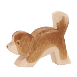 Perro san bernardo cabeza abajo