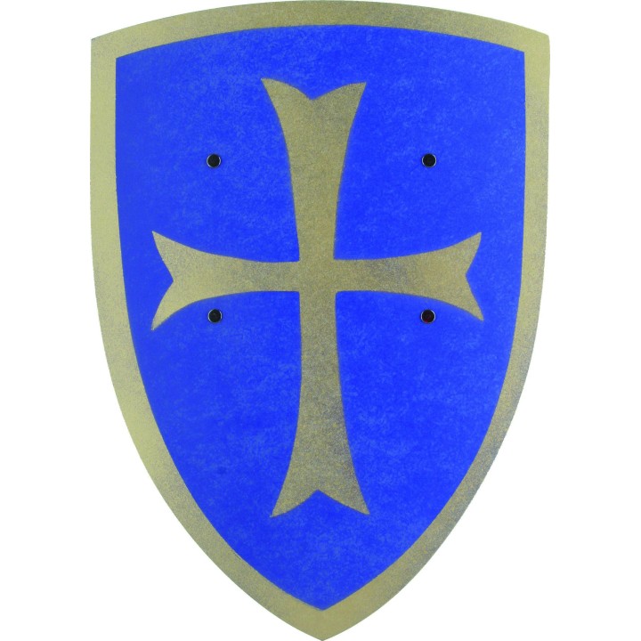 Escudo de cruzado rojo 