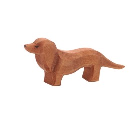 Perro de madera Salchicha