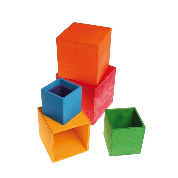 Cubos apilables Arco Iris