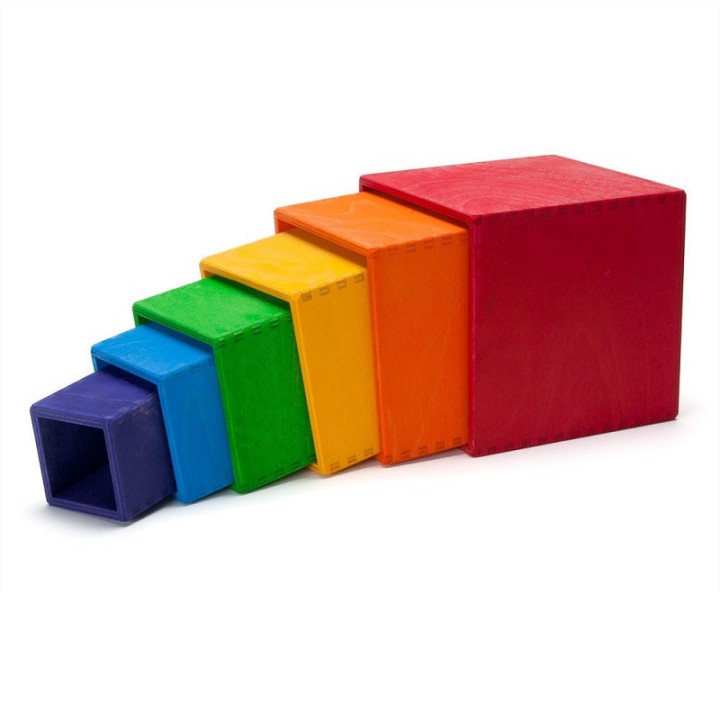 Cubos apilables Arco Iris