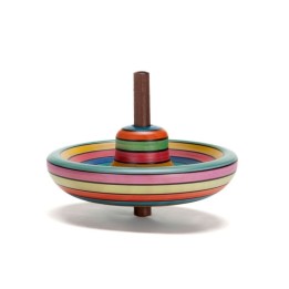 Peonza de madera Sombrero