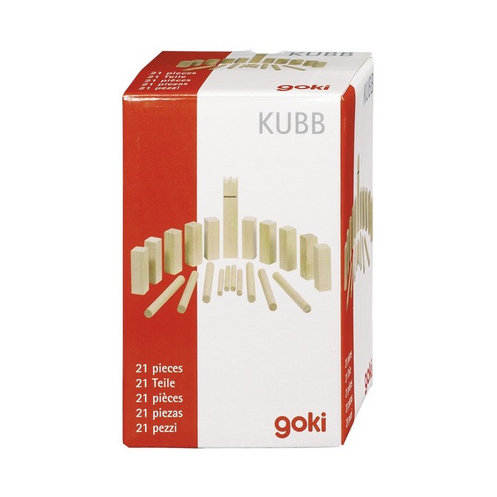 Ajedrez de madera Kubb