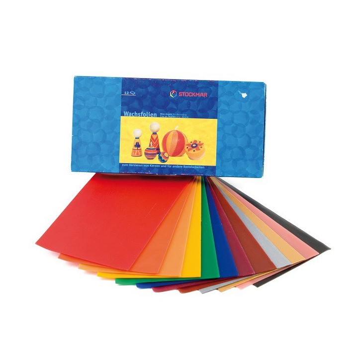 Láminas de cera para decorar 12 Stockmar
