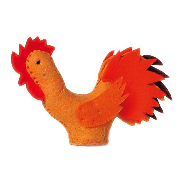 Gallo de fieltro