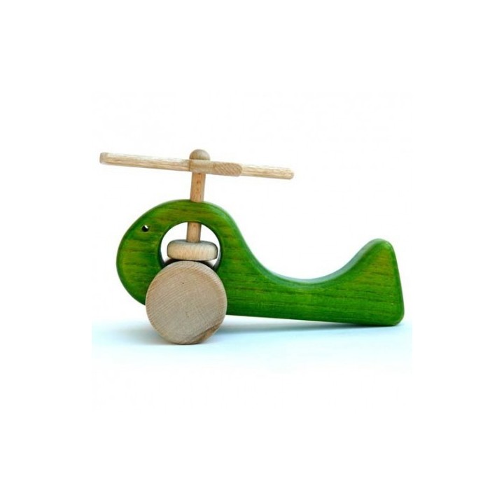 Helicóptero de madera