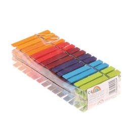Pinzas de madera Arco Iris 42 unidades
