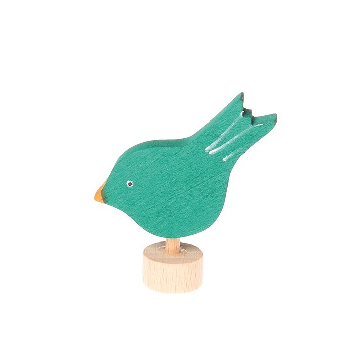 Figura de madera pájaro