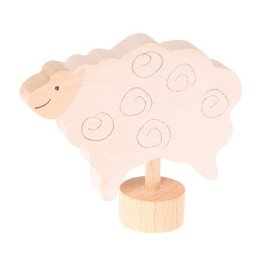 Figura de madera Oveja