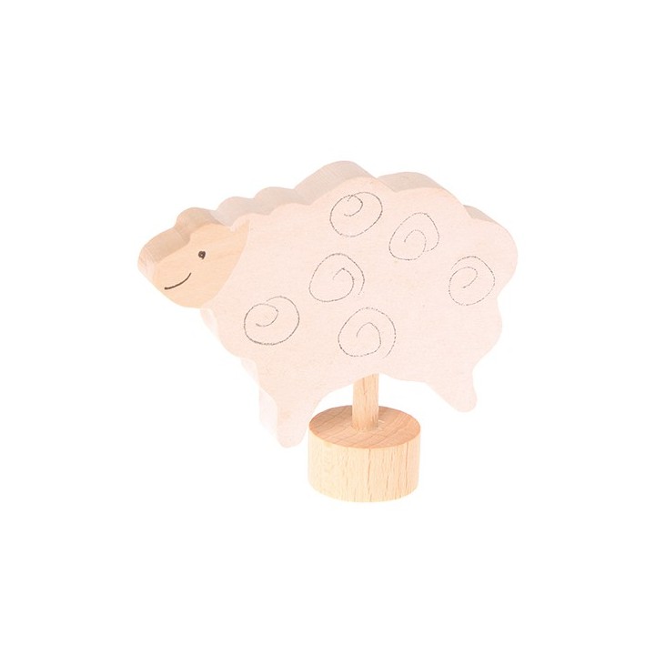 Figura de madera Oveja