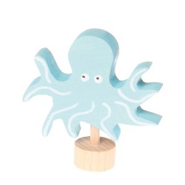 Figura de madera Pulpo
