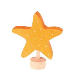 Figura de madera Estrella de mar