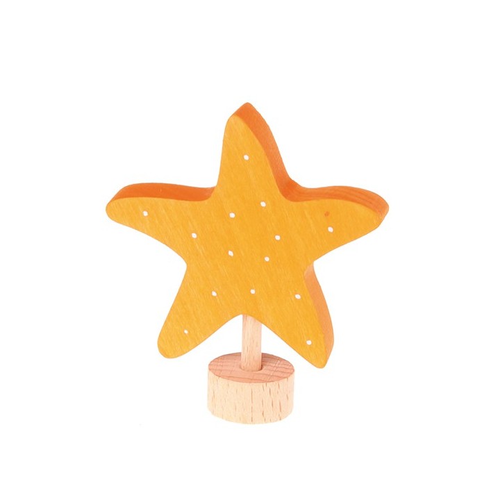 Figura de madera Estrella de mar