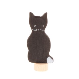 Figura de madera Gato