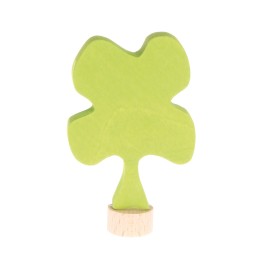 Figura de madera Trebol