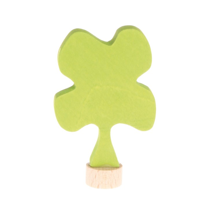 Figura de madera Trebol