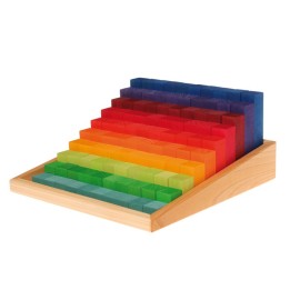 Bloques escalonados arco iris grimms