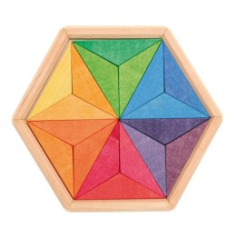 Puzzle de madera estrella