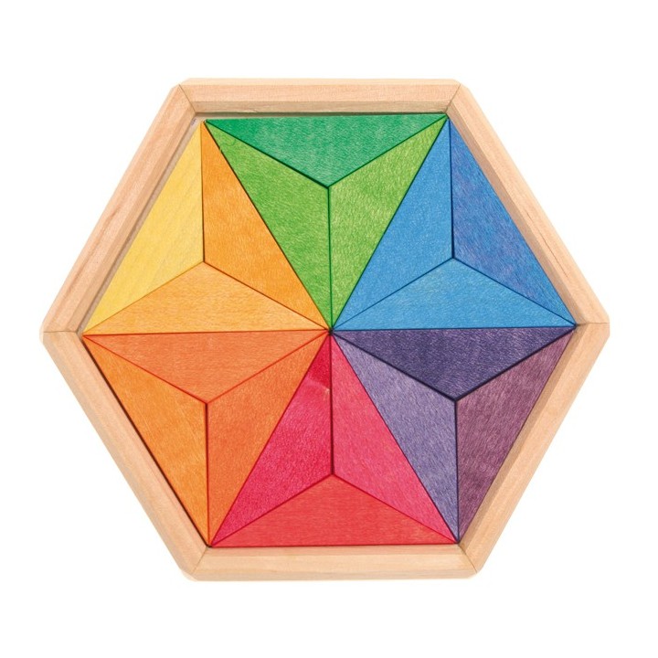 Puzzle de madera estrella