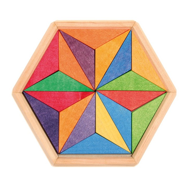Puzzle de madera estrella