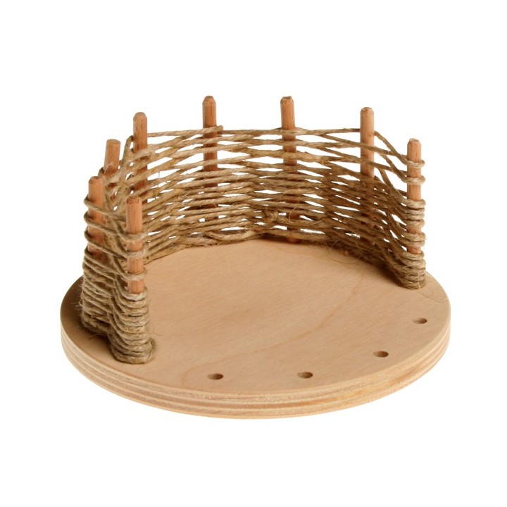 Base de madera creativa