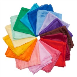 Pañuelo de juego de seda