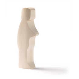 Muñeco de madera base - padre.