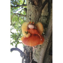 Hada waldorf bailarina calabaza