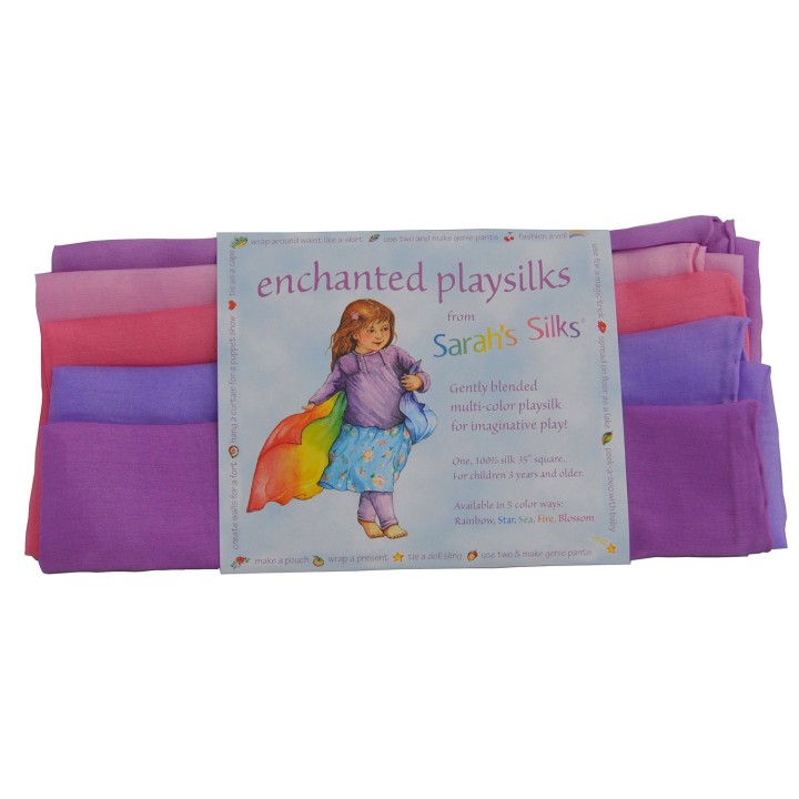 Pañuelo de juego de seda multicolor