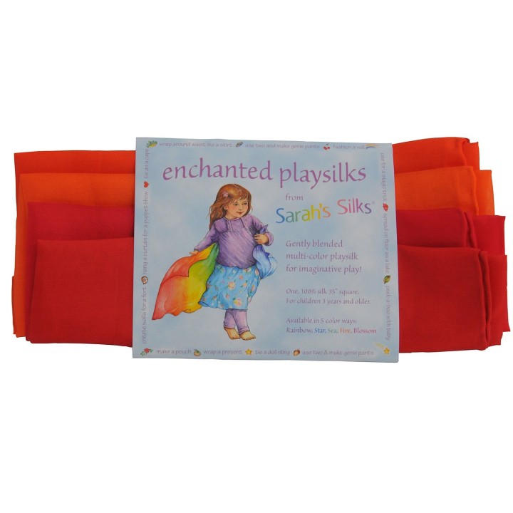 Pañuelo de juego de seda multicolor