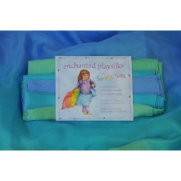 Pañuelo de juego de seda multicolor