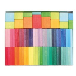 Pista de madera de colores grimms