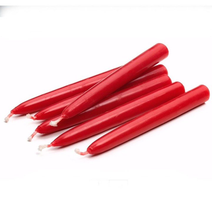 Vela de cera de abeja - roja
