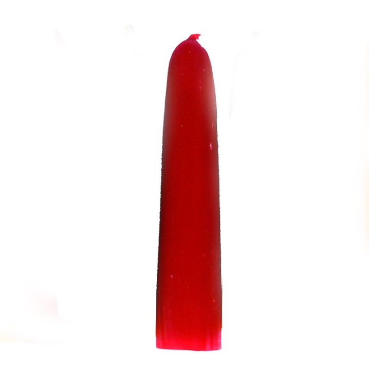 Vela de cera gorda - roja
