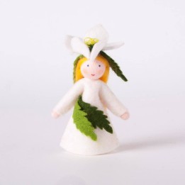 Muñeca rosa de navidad